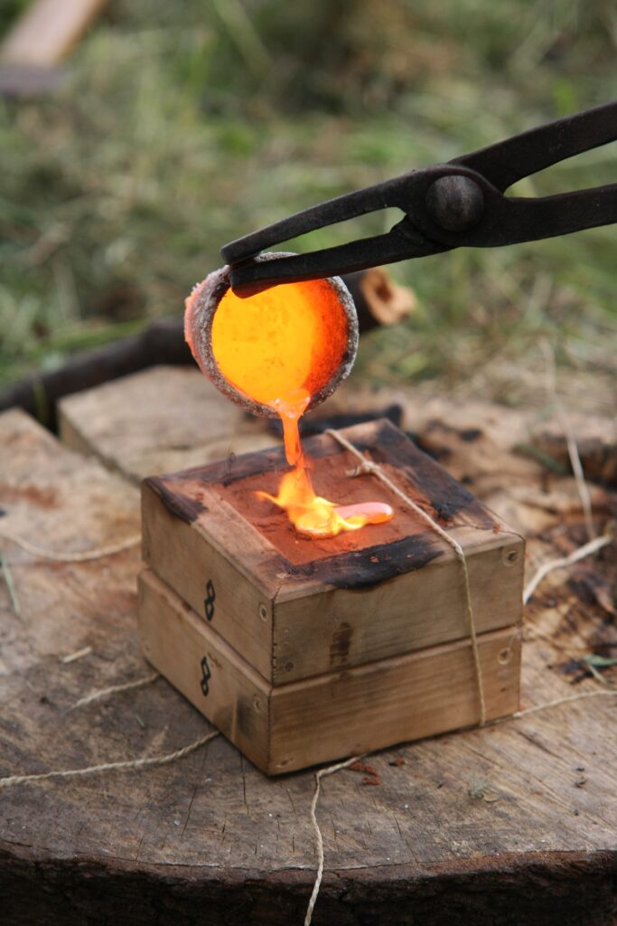 A simple lost wax casting with bronze metal. Something common in our Fire and Forge Collection.